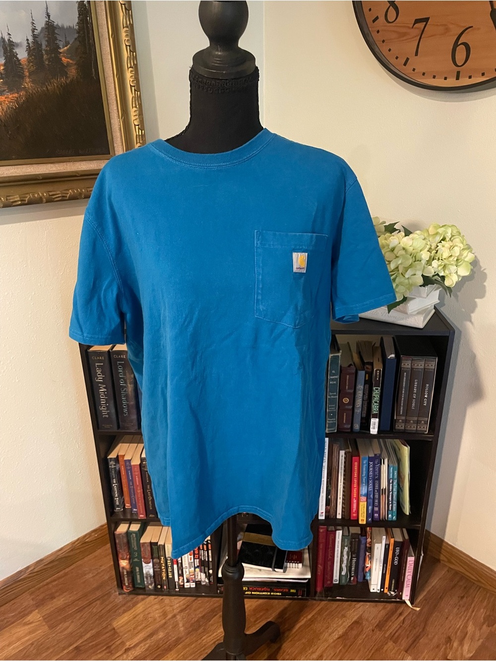 Carhartt Blue Short-Sleeve Pocket T-Shirt